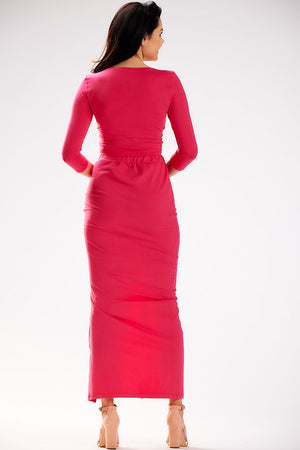 Jupe rouge fendue midi en satin élégante, parfaite pour une silhouette chic et moderne - Disponible en ligne.